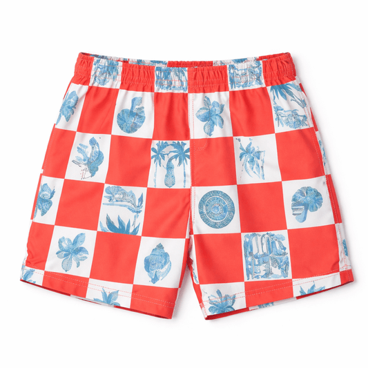 Boys Charlie Short- Nantucket Red