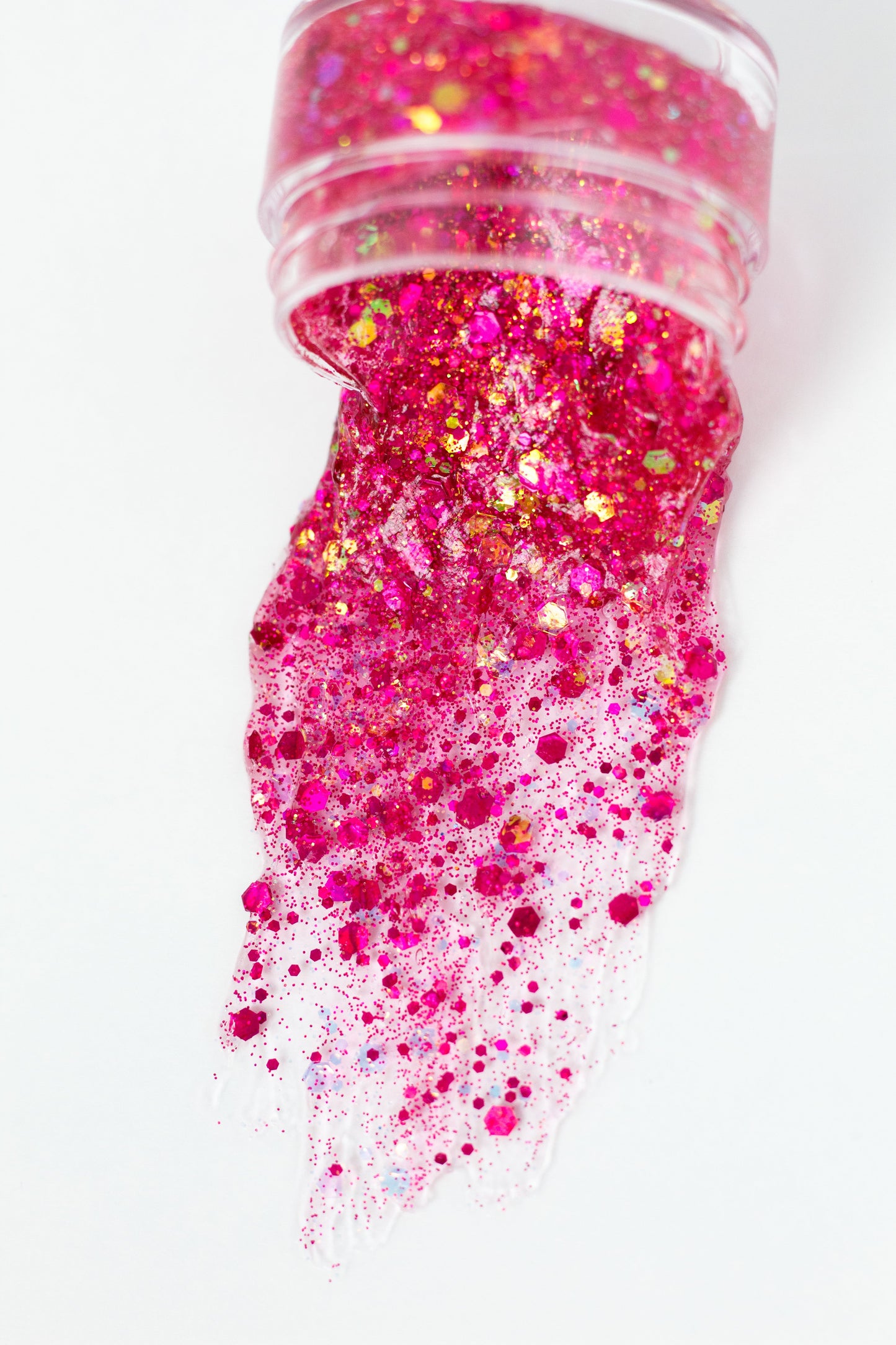Bright Pink Hair Glitter