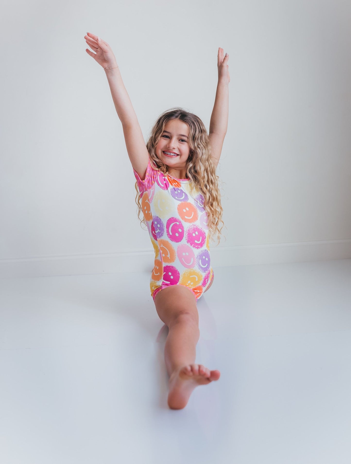 Bright Smiley Shortie Leotard