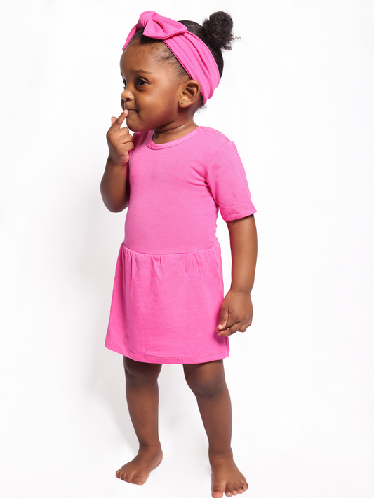 Azalea Pink Baby Ballerina Dress