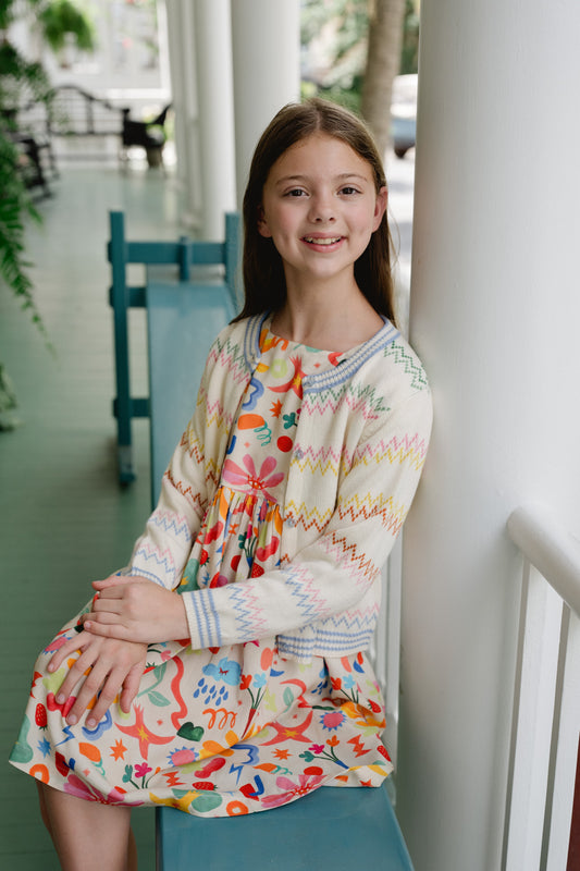 Evelyn Striped Cardigan