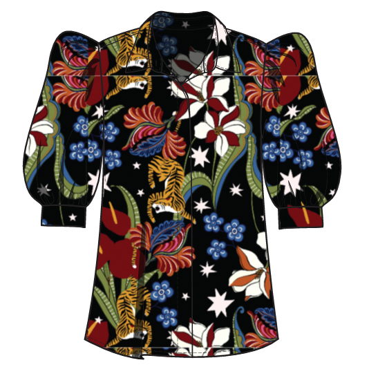 The Christy Top- Tiger