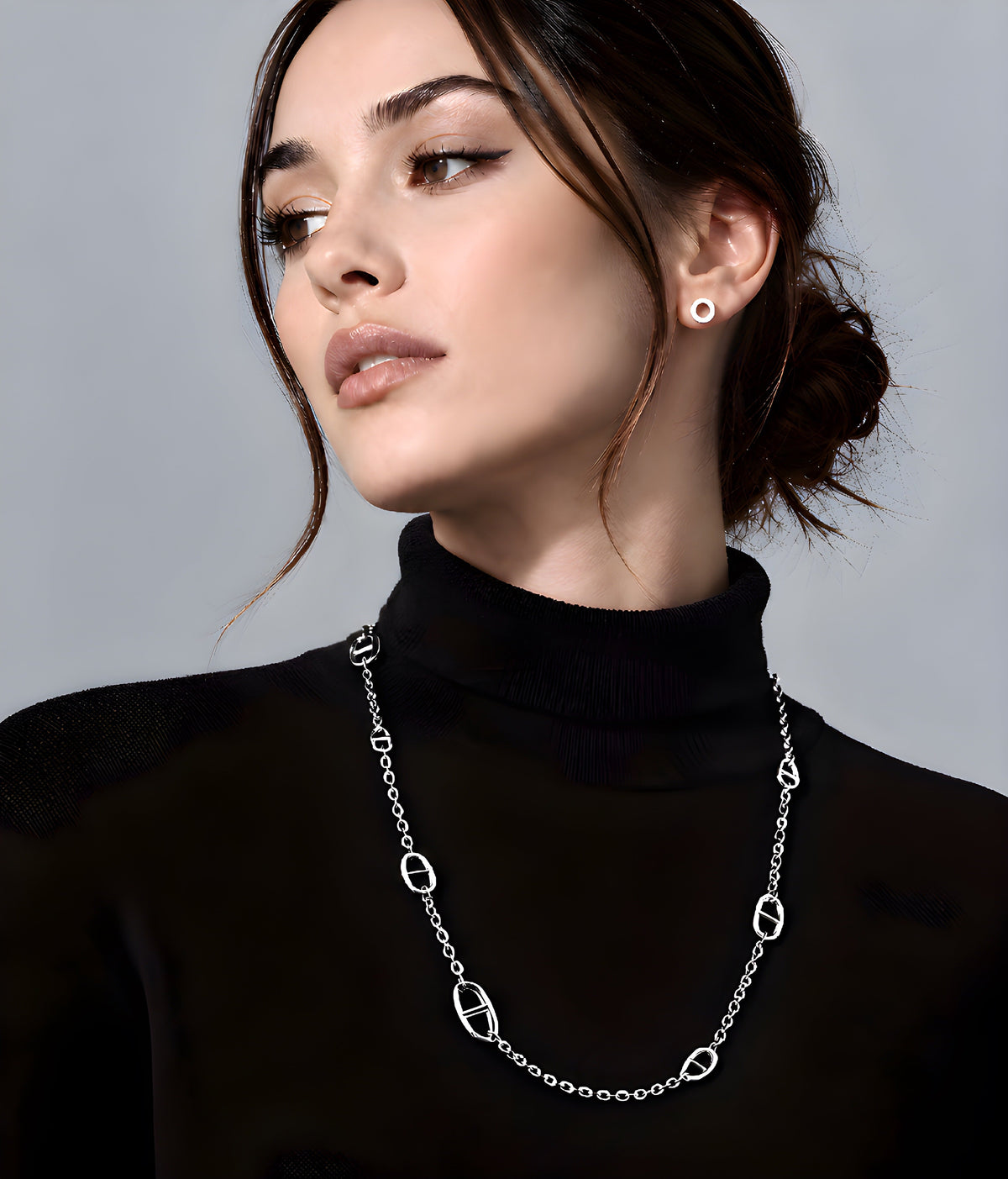 C008W B.Tiff Garlande Lariat Chain Necklace