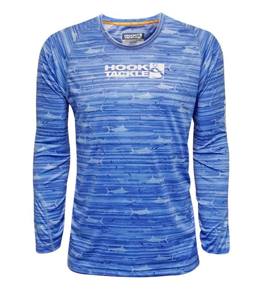 Youth Marlin Stripe UV Fishing Shirt