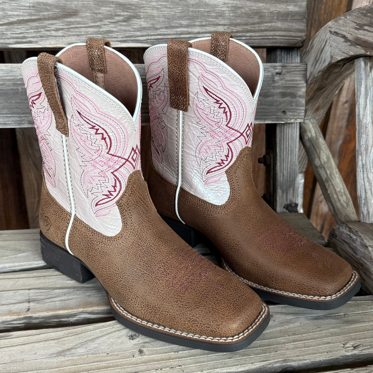 Pink Double Kicker | Ariat Kids