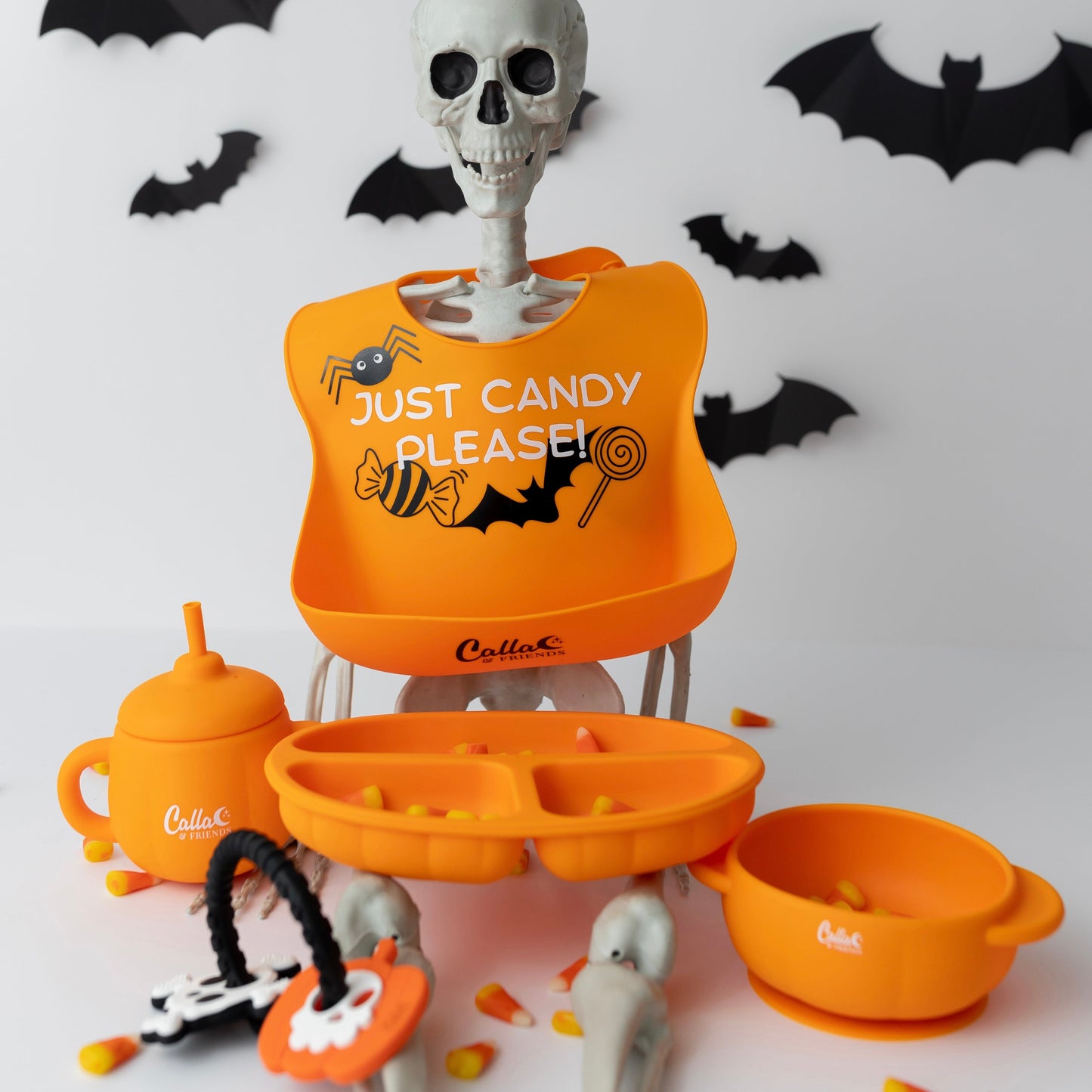 The Pumpkin Patch Suction Bowl