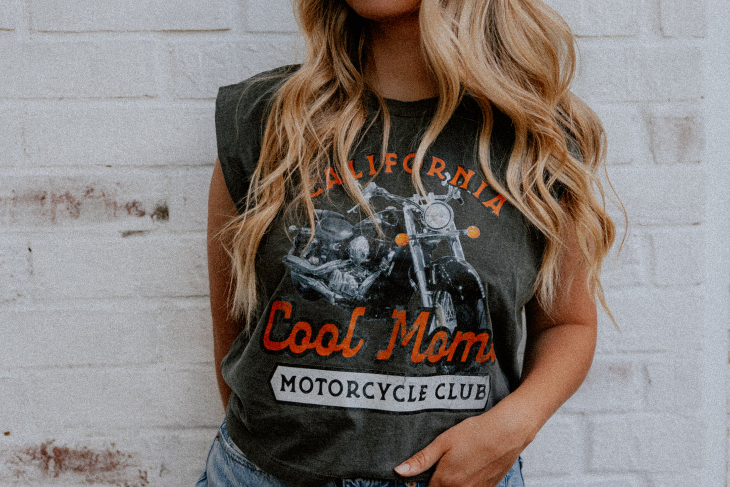 Cool Moms Motorcycle Club- Muscle Tee