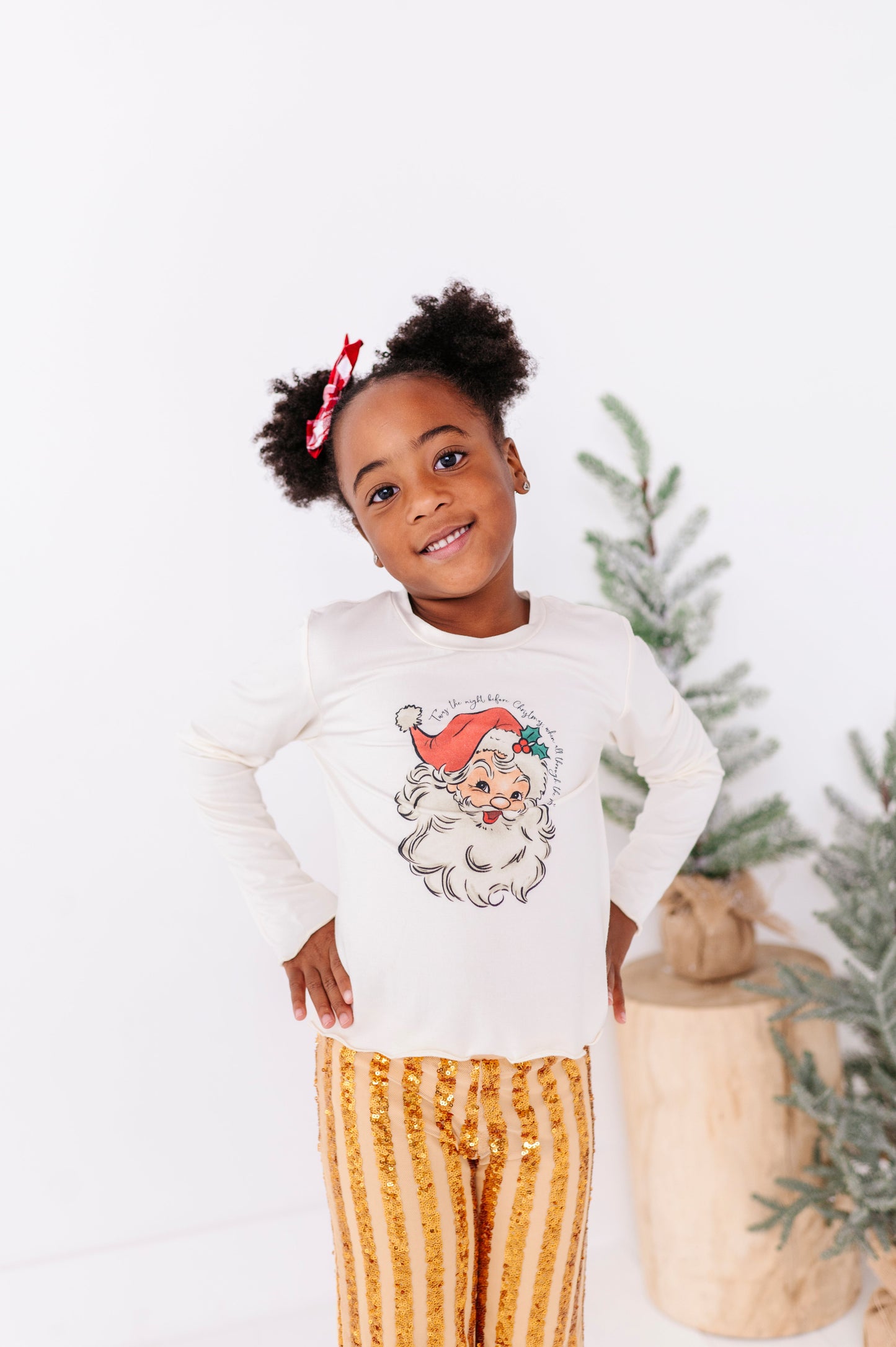 Jolly Santa | Bamboo Long Sleeve Shirt