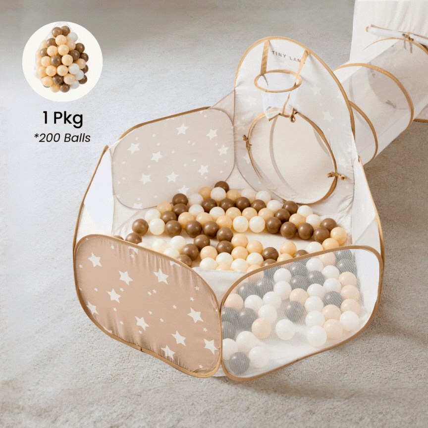 Tiny Land® Ocean Ball - 200 pcs with Varied Colors