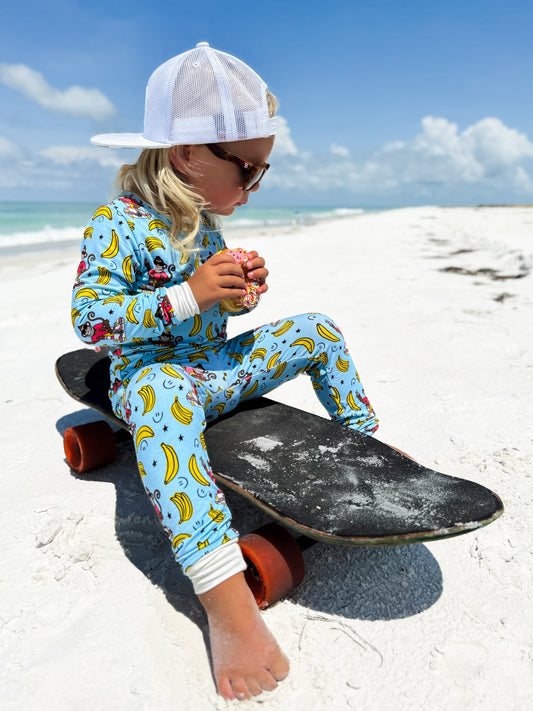 Later Skater-AK Dreamers Bamboo zipper PJ’s