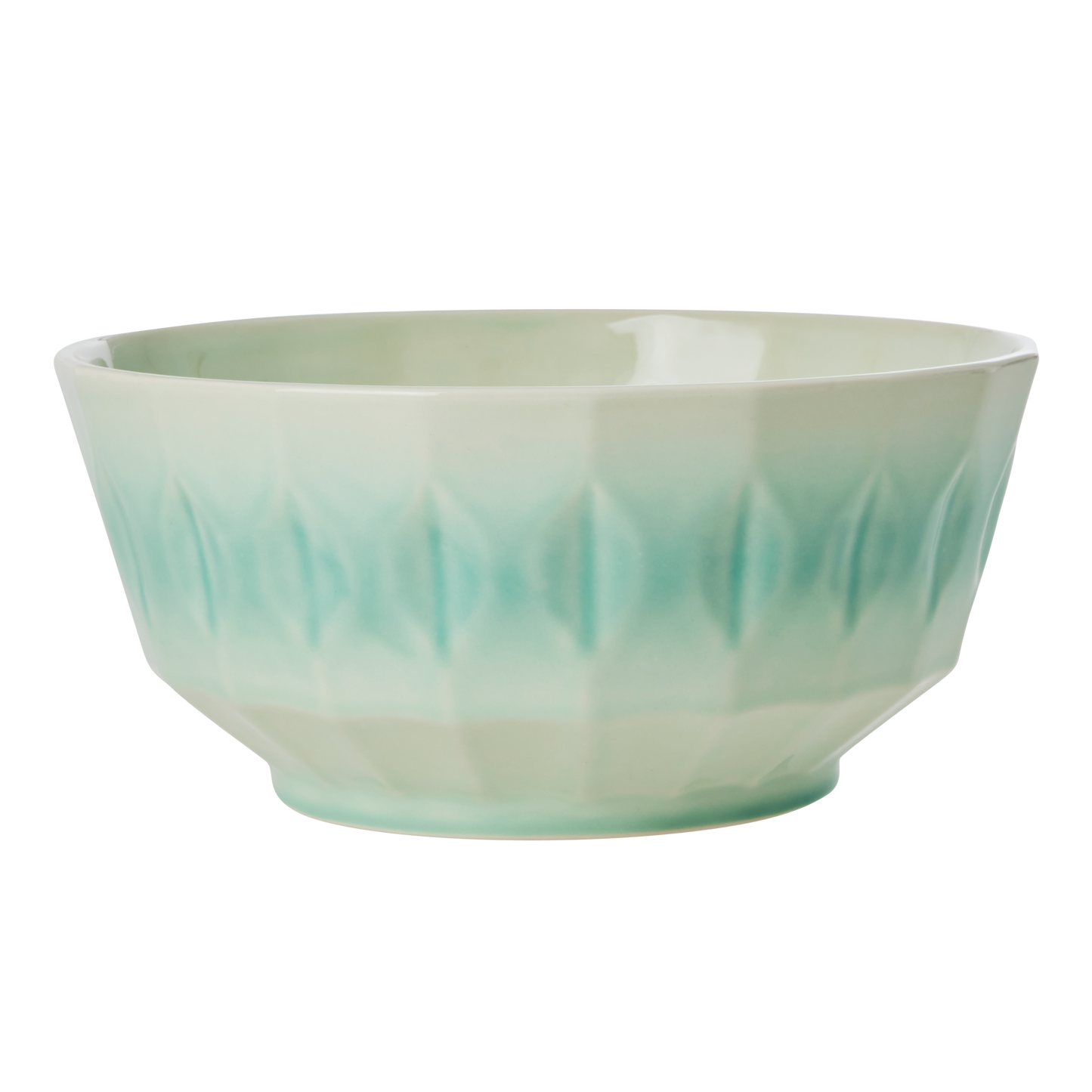 Ceramic Salad Bowl - Aqua