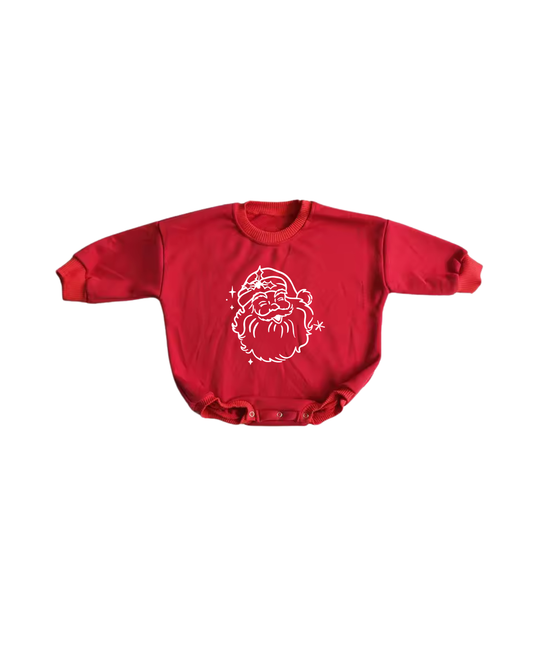 Whimsical Santa Bubble Romper