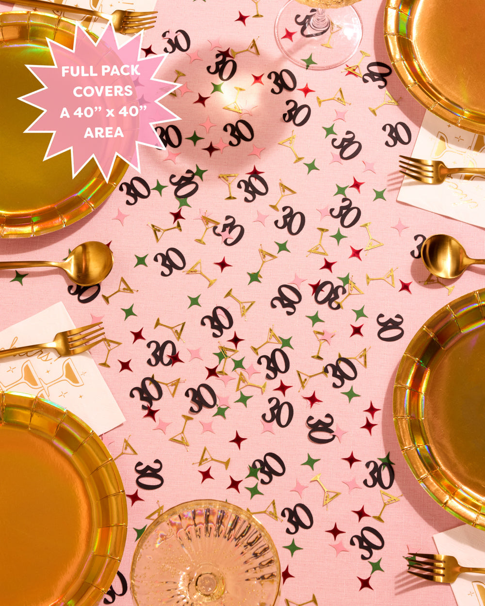 Dirty 30 Confetti - 200 pc foil confetti
