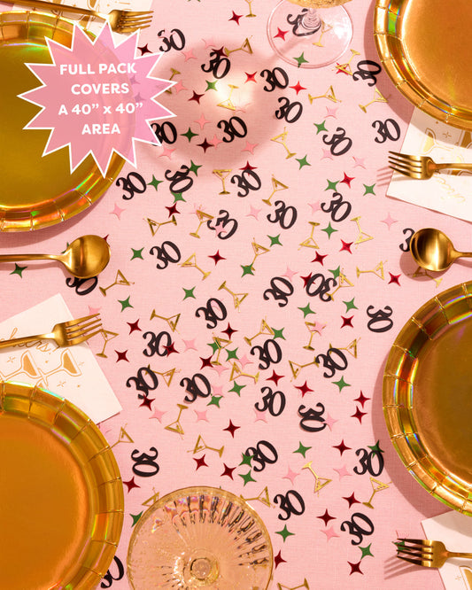Dirty 30 Confetti - 200 pc foil confetti