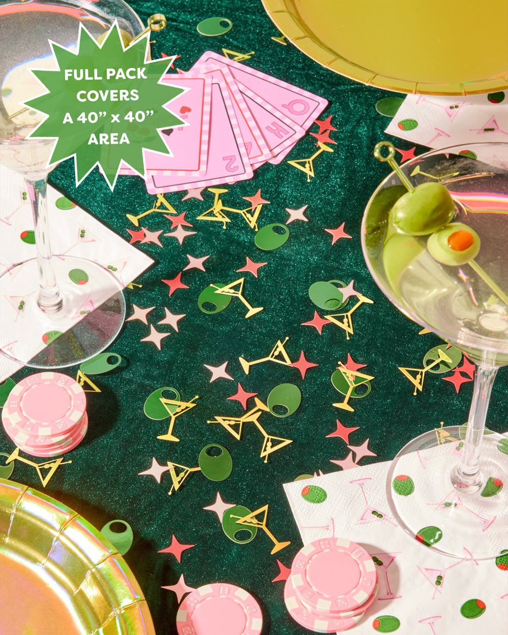 Martini Confetti - 200 pc foil confetti