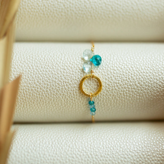 Aquamarine Solara Bracelet