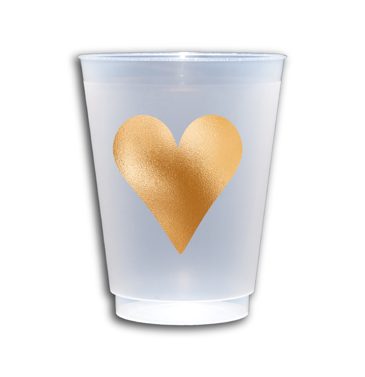 Gold Heart Party Cup
