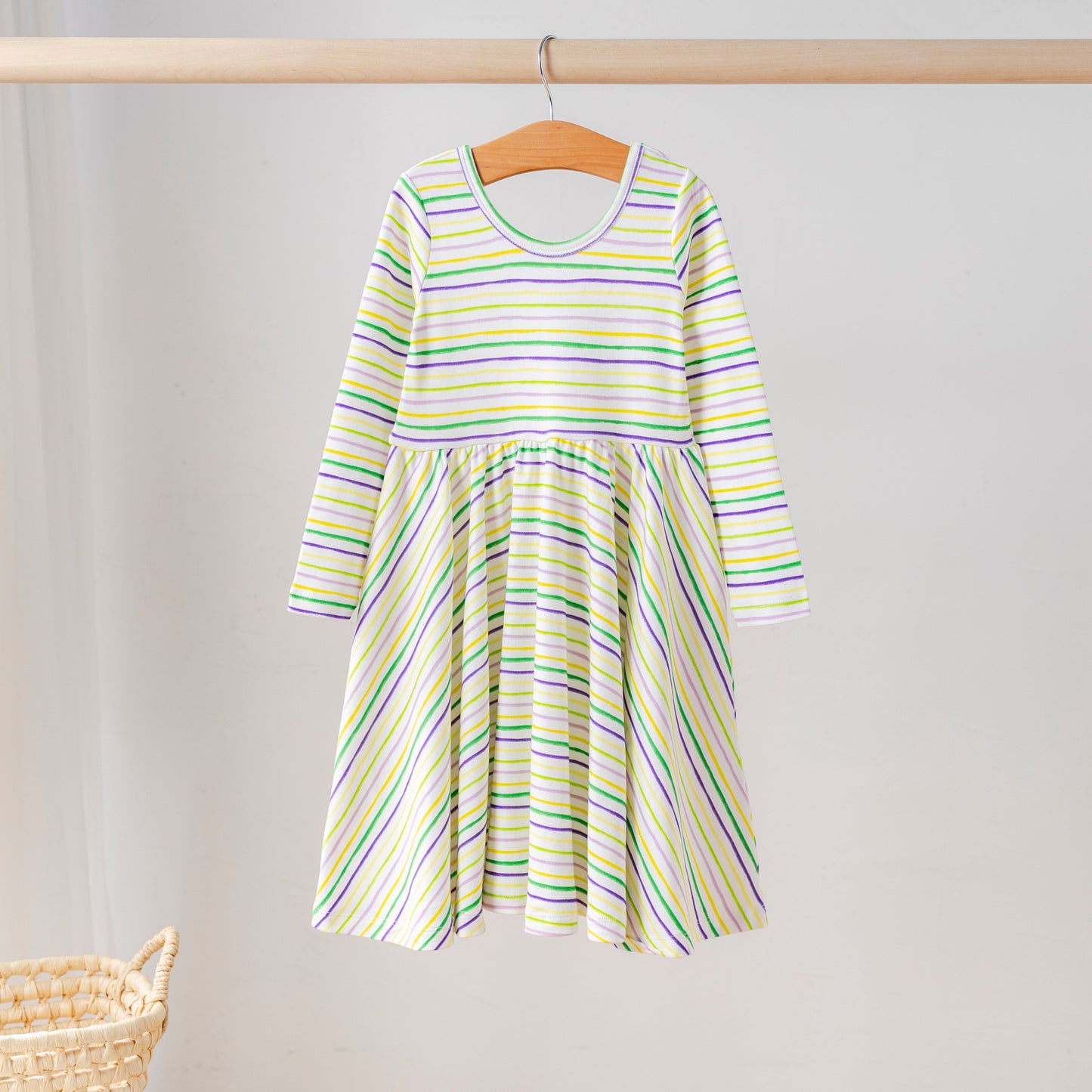 Carnival Time Organic Cotton Dress for Kids
