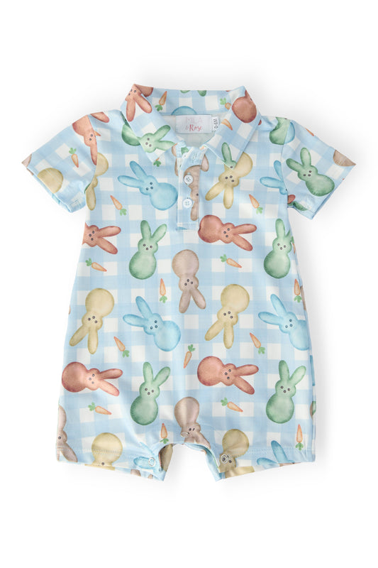 Carrot Patch Polo Shorty One-Piece