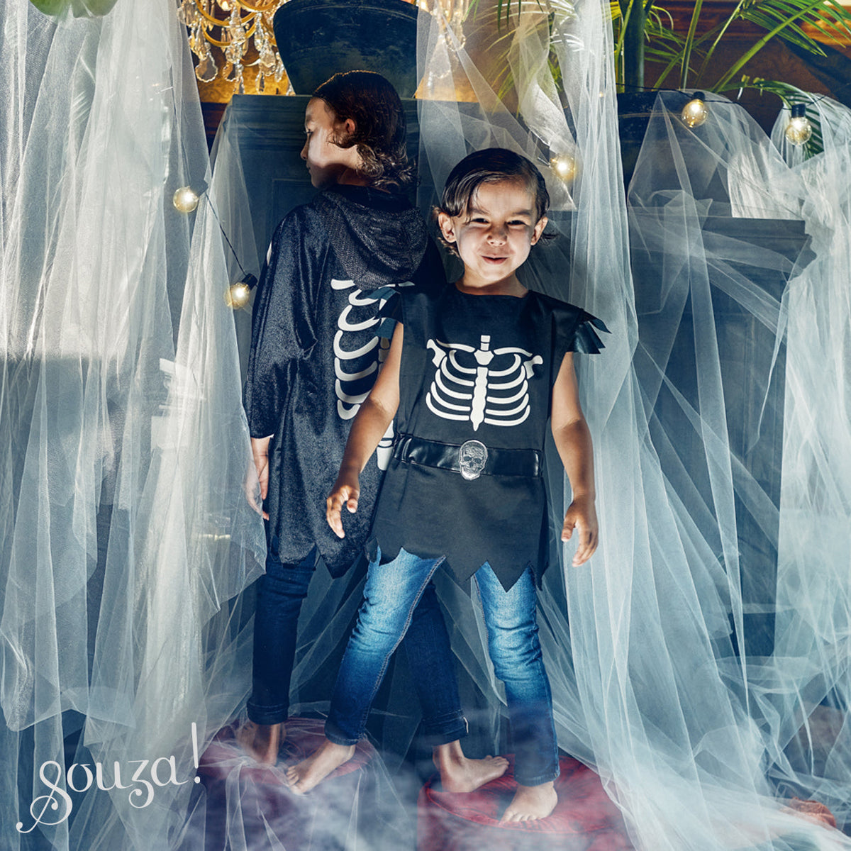 Casper Halloween Costume tunic for Kids - Carnival & Festive Use (2 sizes)