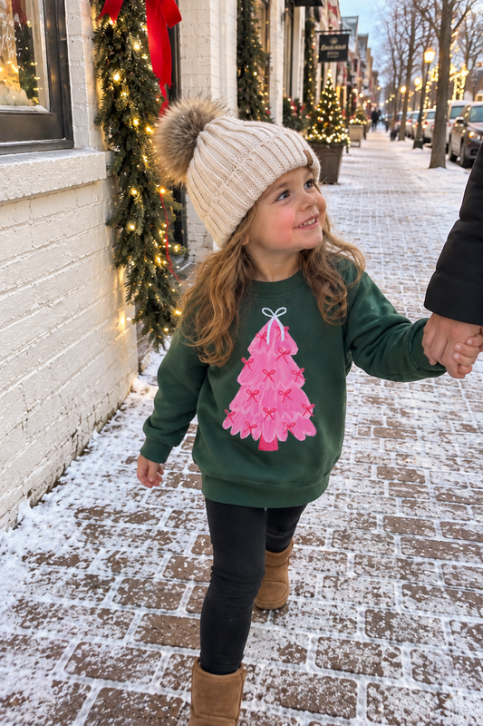 Pink Christmas Tree | Sweatshirt