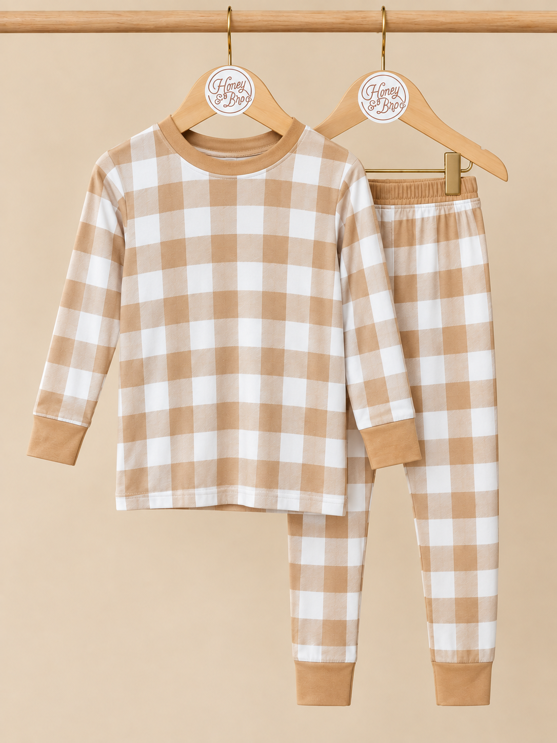 Crisp Gingham Zinza™ Tencel Two-Piece Pajama Set