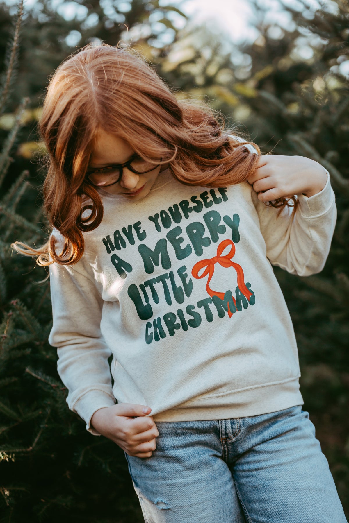 Have Yourself A Merry Little Christmas Youth Crewneck Sweatshirt