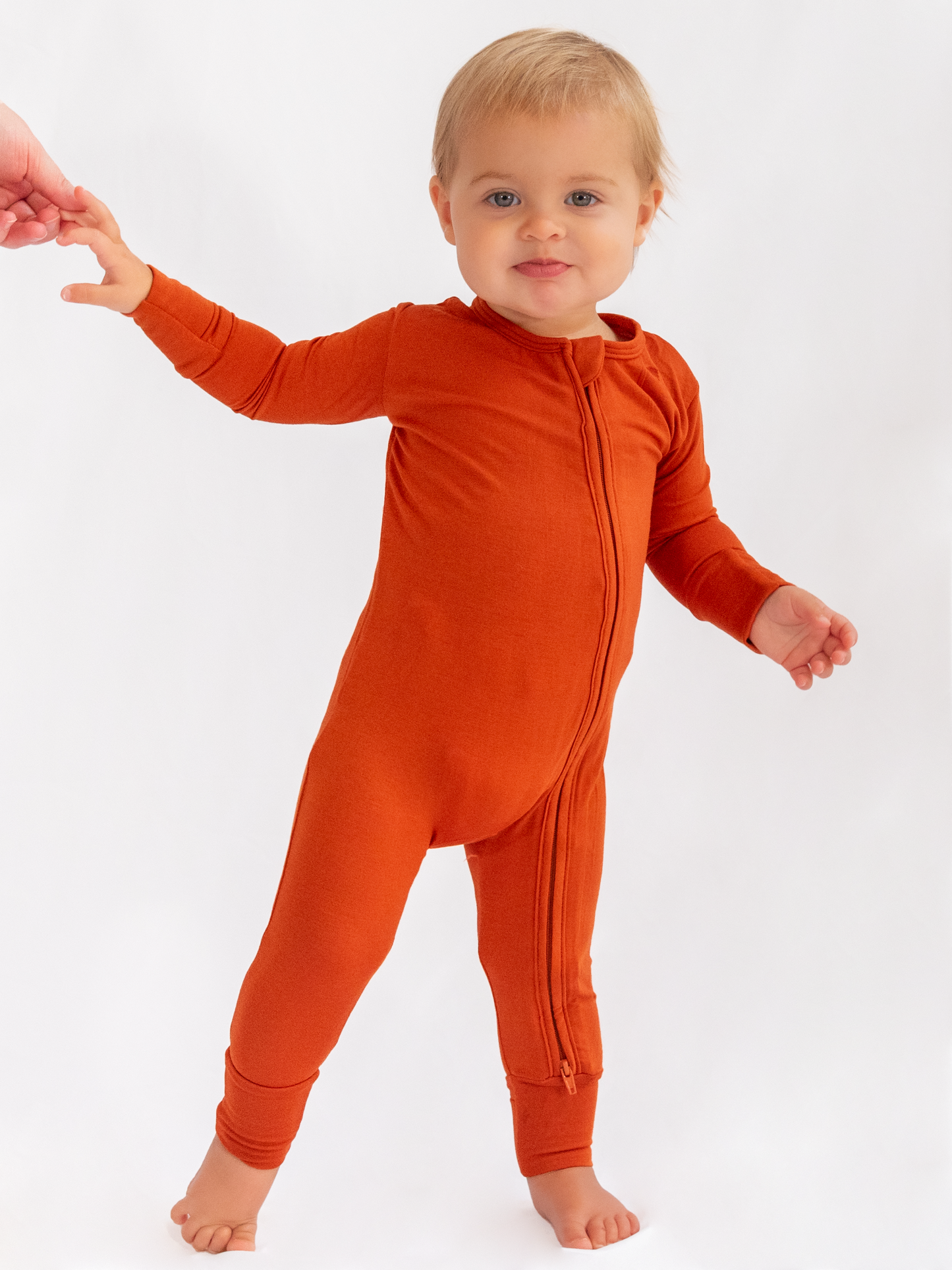Cinnamon Zip Romper