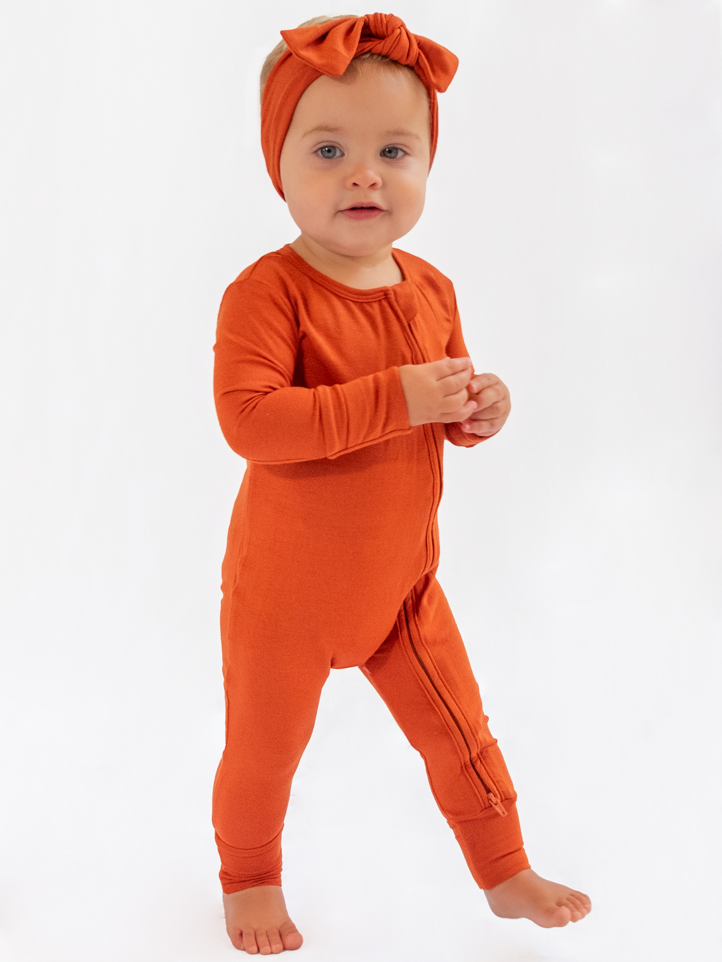 Cinnamon Zip Romper