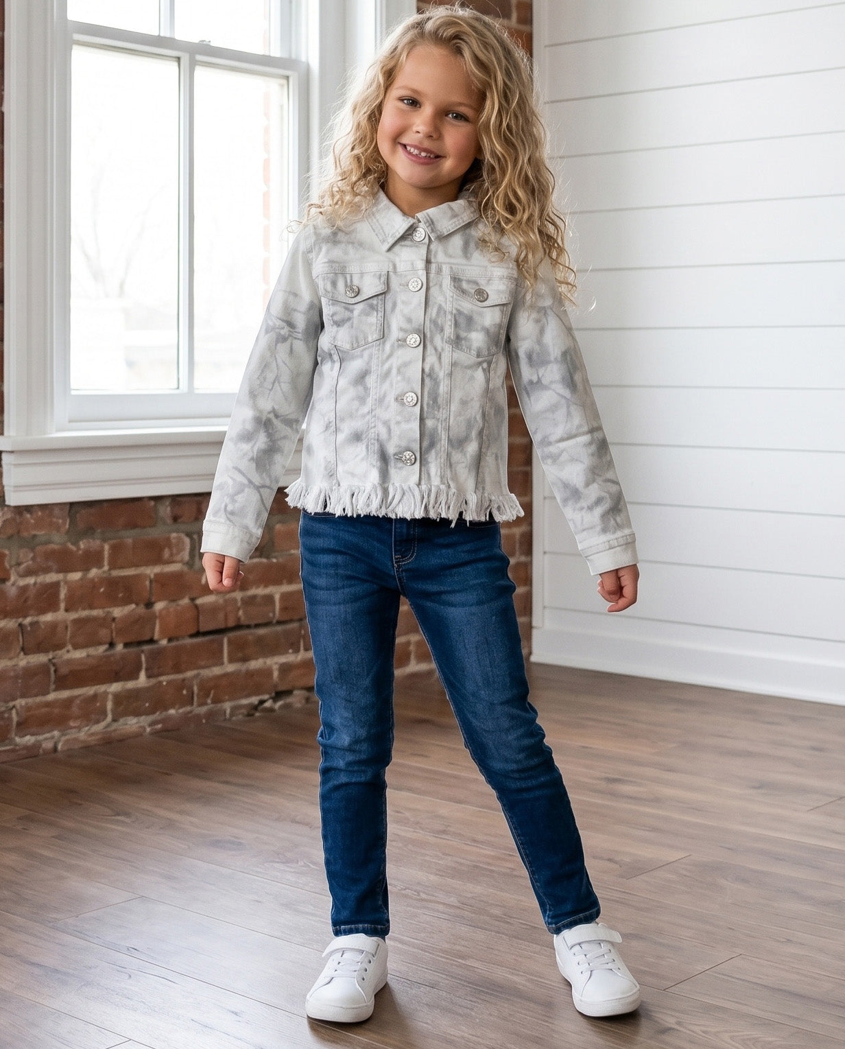 City Scout Fringe Denim Jacket