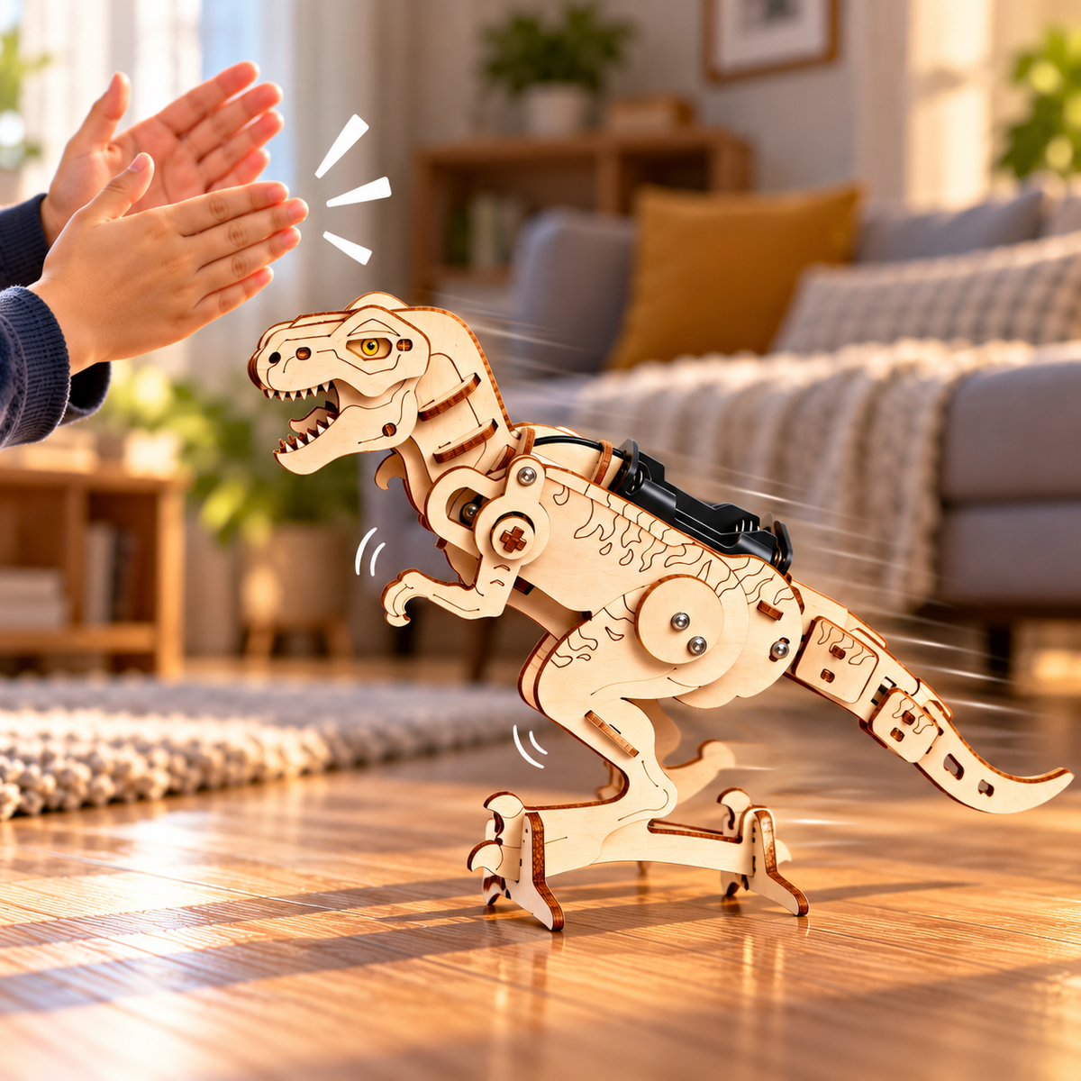 Dinosaur Robot T-Rex DIY Kit, Educational STEM Toy