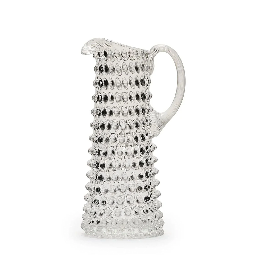 Hobnail Jug - Tall - Clear Quartz