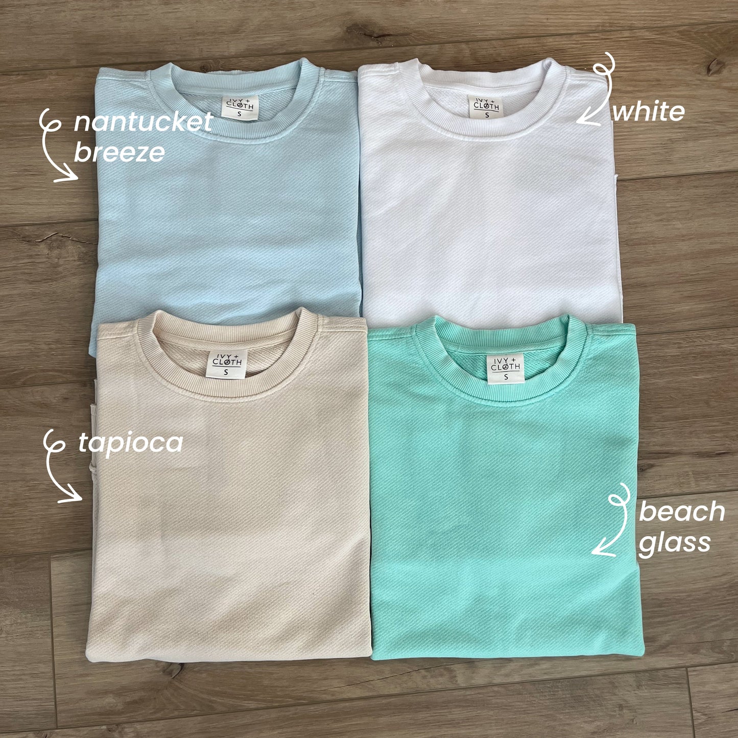 Beach Glass Oversized Terry Shirt Poncho