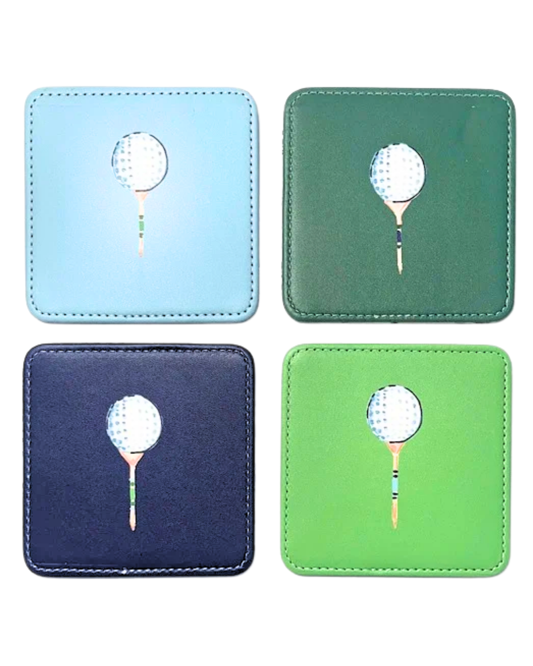 Tee Time Coasters Set of 4