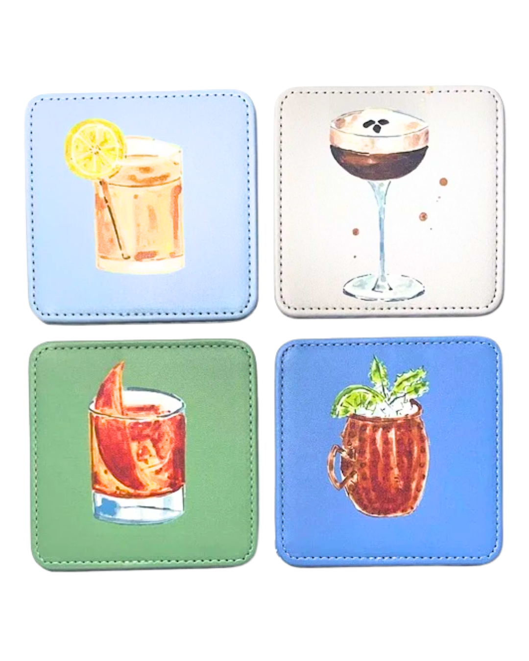 Shaken, Not Stirred Coasters, Set of 4