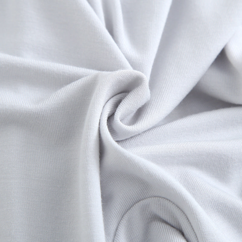 Comfy Gray Zippered Baby Romper