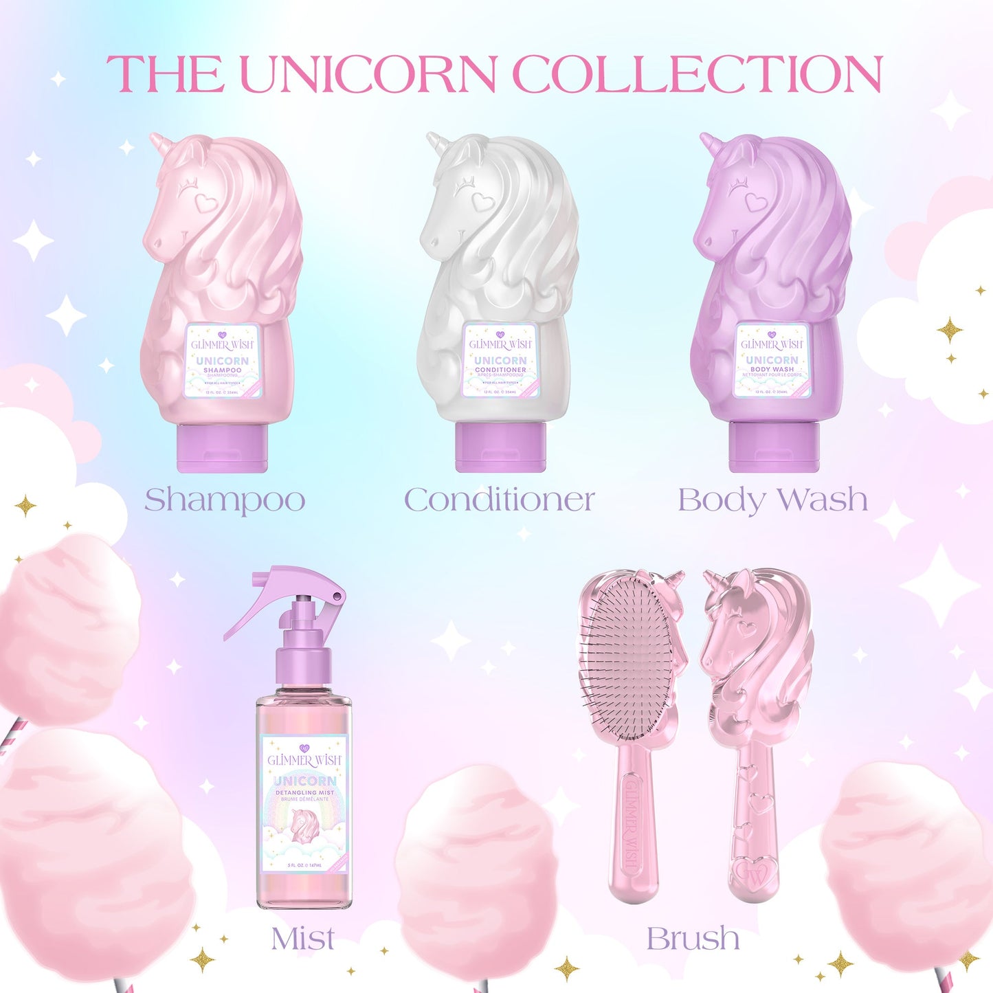 Unicorn Hair and Body Essentials