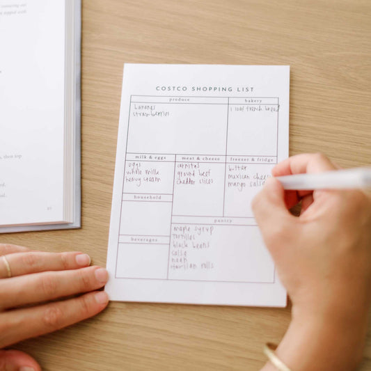 Costco Shopping List Notepad