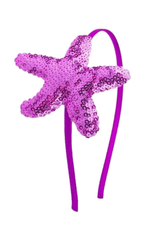 Purple Sequin Headband
