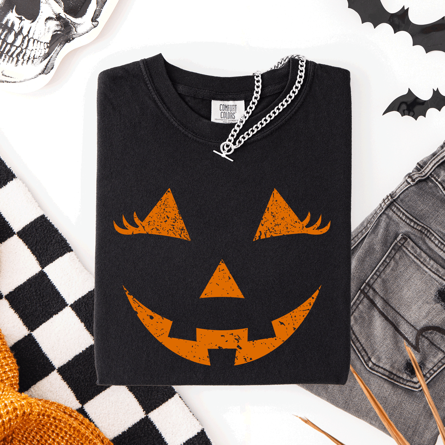 Cute Jack o Lantern, Halloween, Comfort Colors T-Shirt