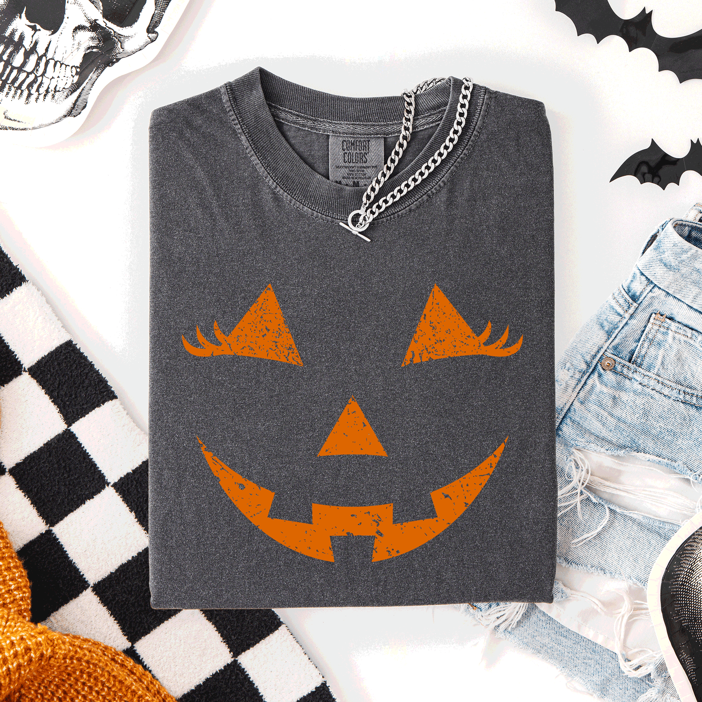 Cute Jack o Lantern, Halloween, Comfort Colors T-Shirt