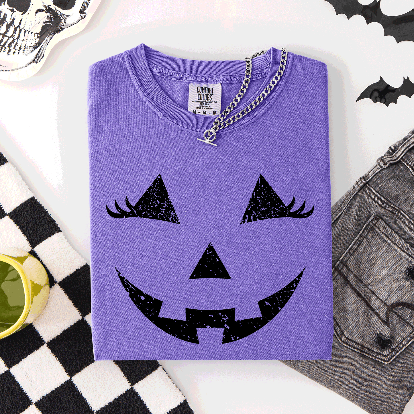 Cute Jack o Lantern, Halloween, Comfort Colors T-Shirt