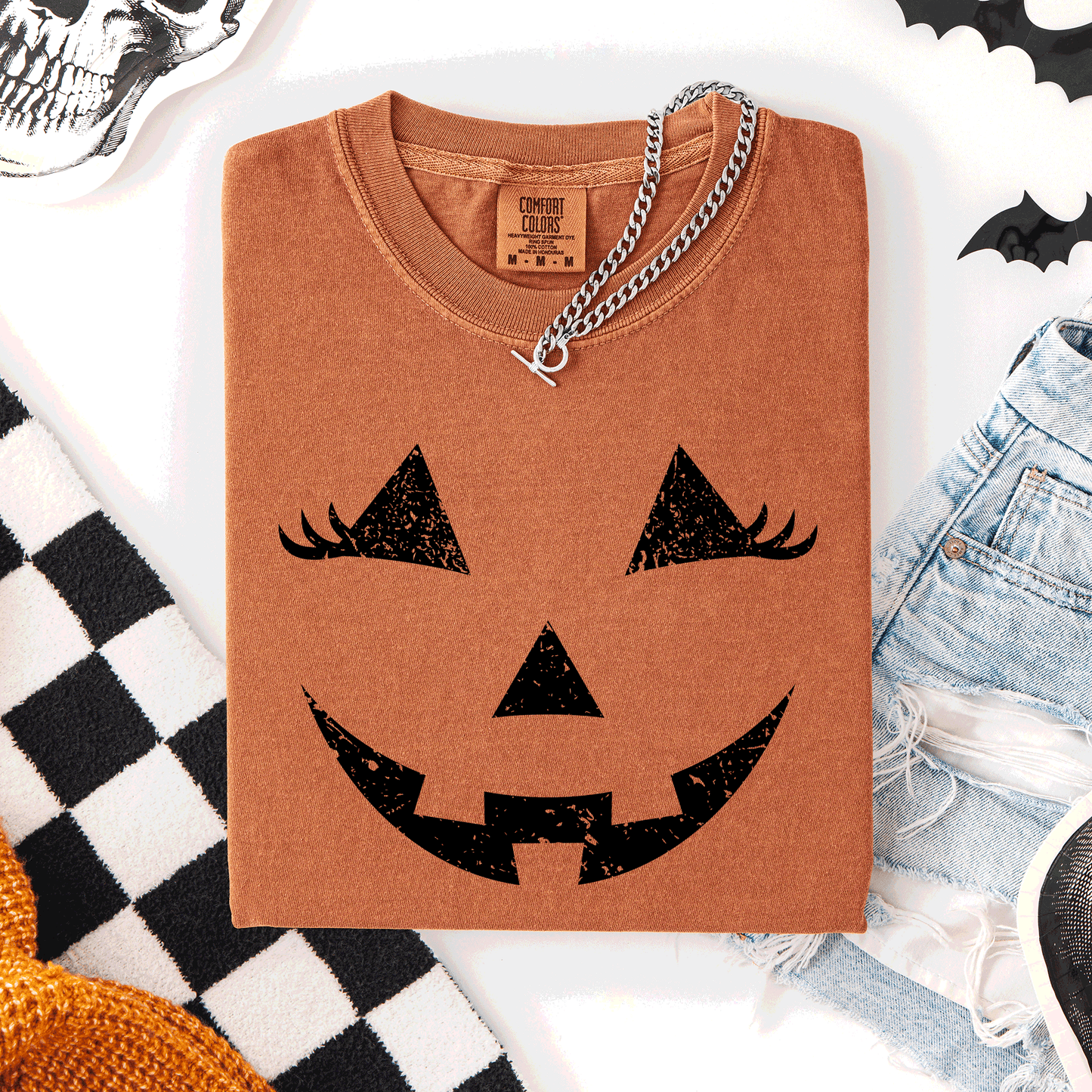 Cute Jack o Lantern, Halloween, Comfort Colors T-Shirt