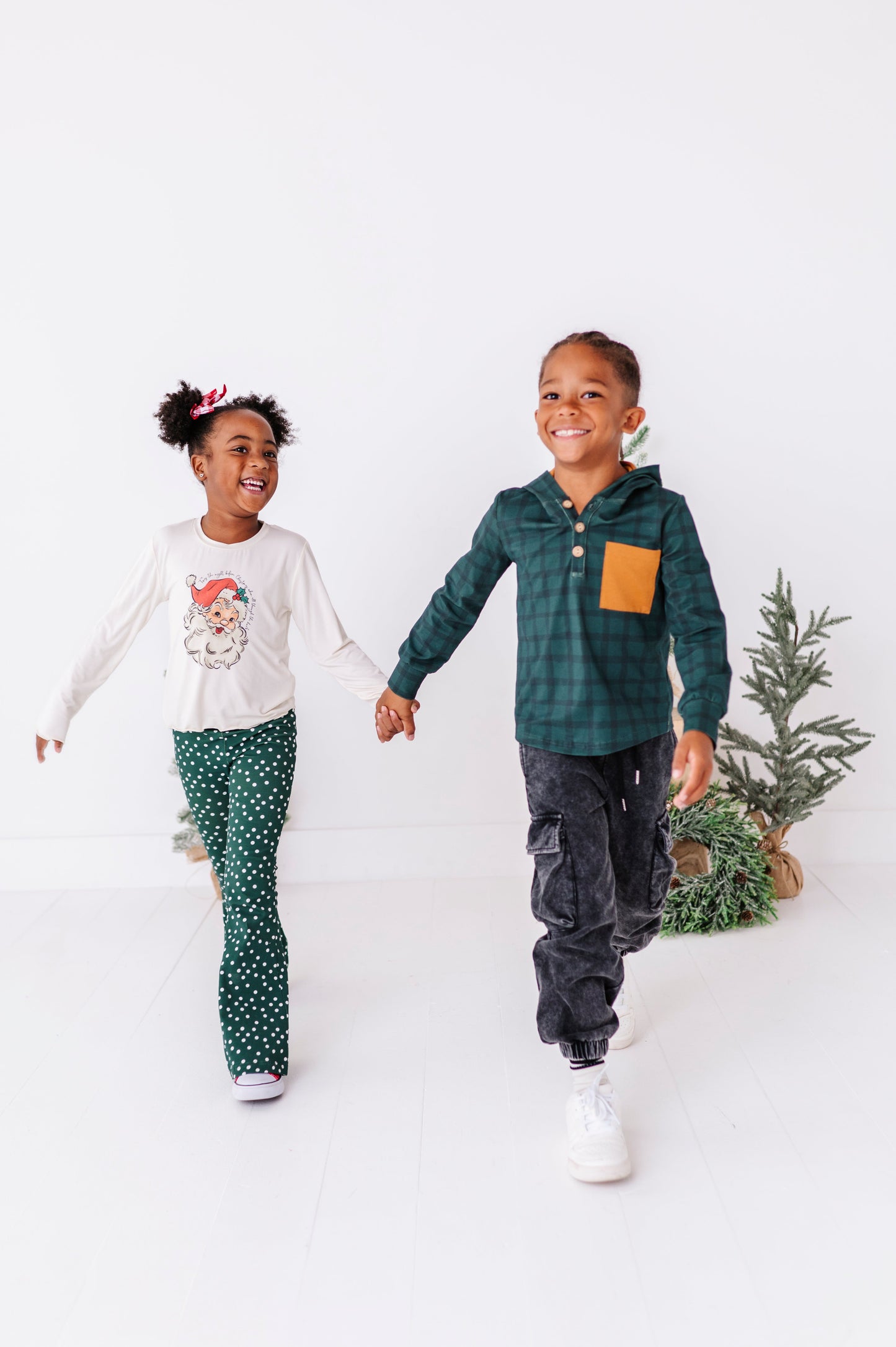 Jolly Santa | Bamboo Long Sleeve Shirt