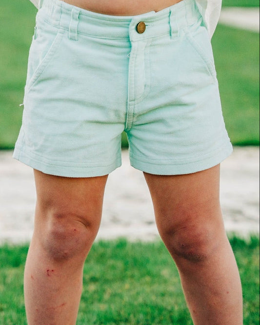 Mint Corduroy Versa Shorts (size down if getting 6+)