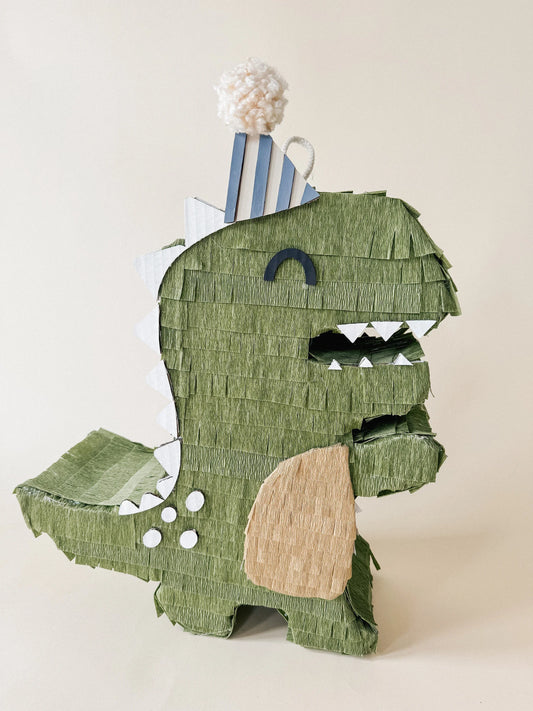 🦕 Dino Party Piñata – Handmade Dinosaur Piñata for Prehistoric Birthdays & Jurassic-Themed Celebrations