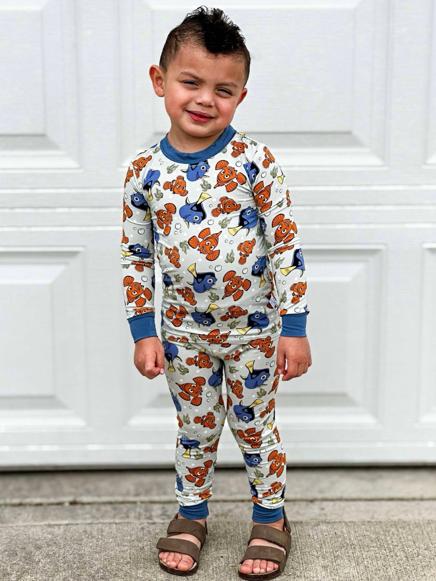 Just Keep Swimming 2p Long Sleeve Set