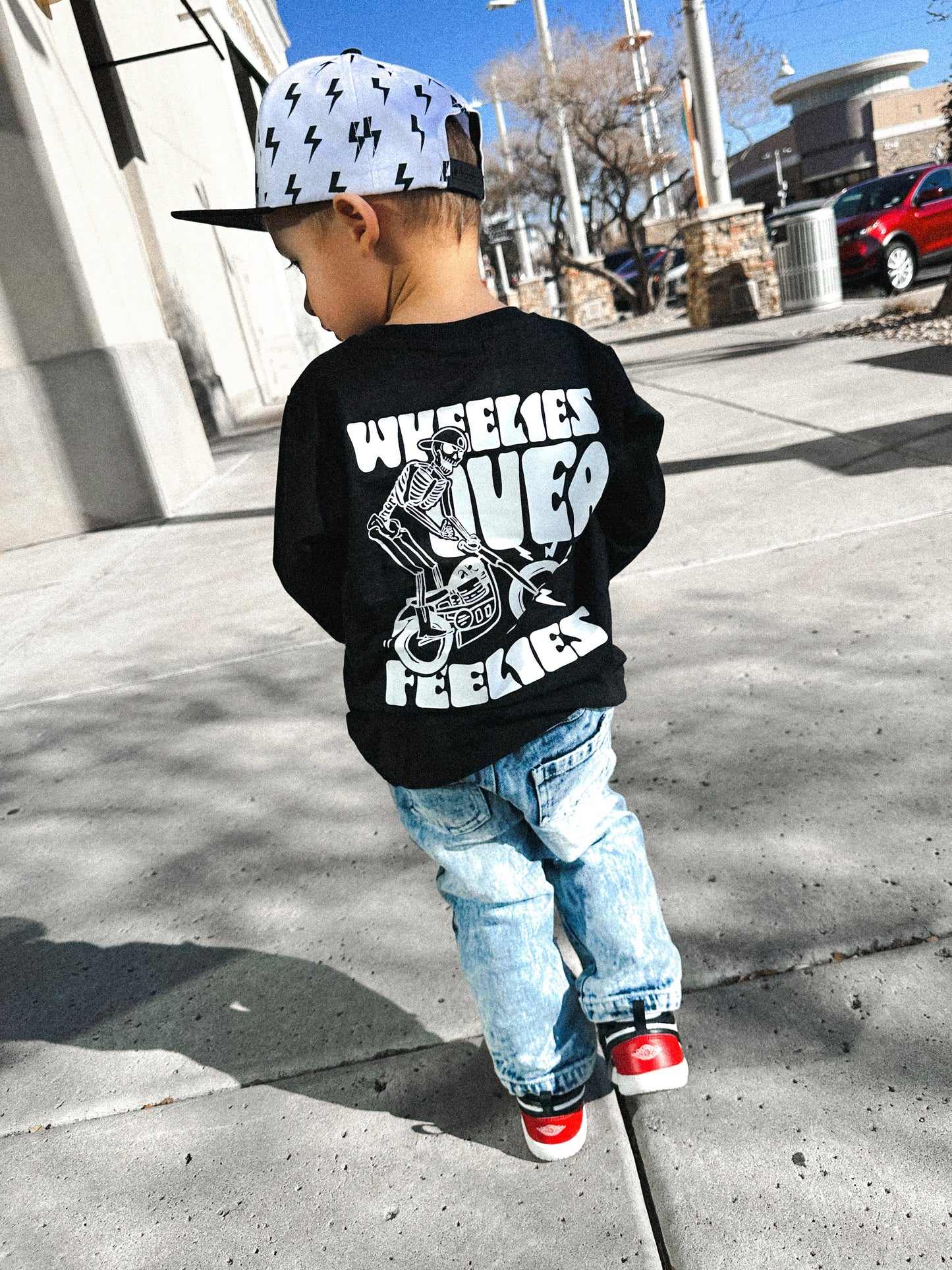 Wheelies-Long sleeve graphic- MTO