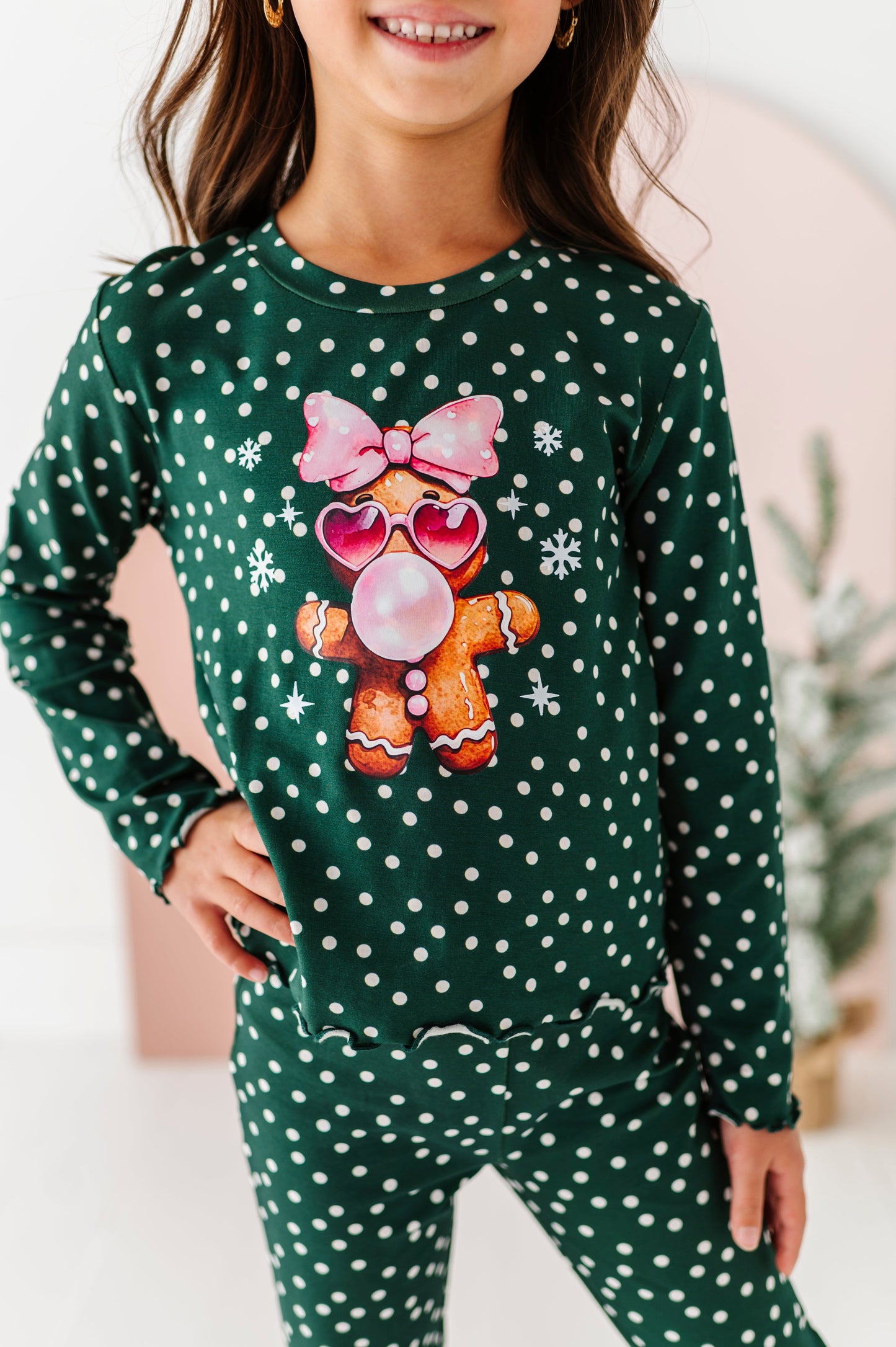 Bubblegum Gingerbread | Bamboo Long Sleeve Shirt