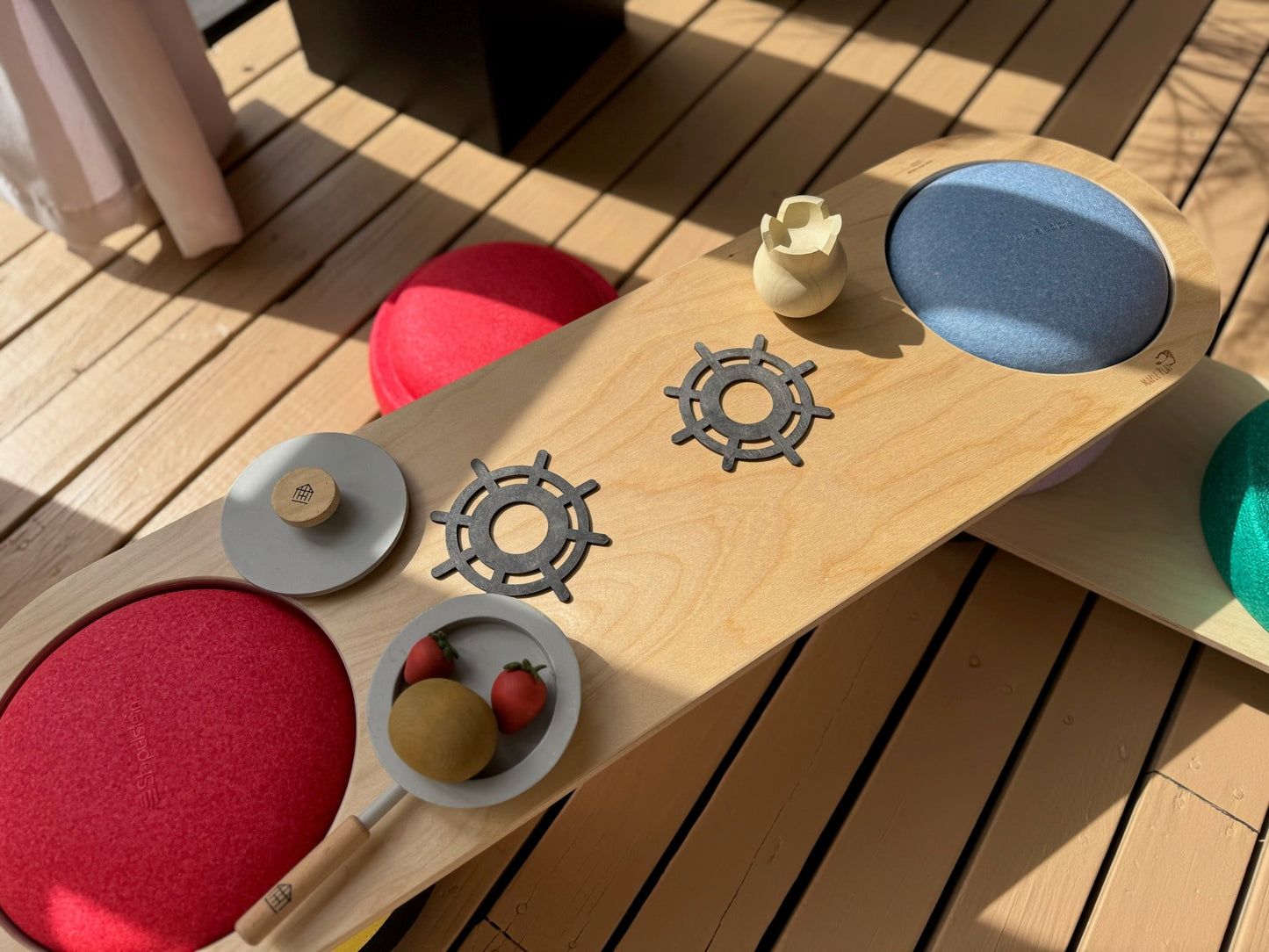 Balance Board - Stepping Stone Bridge & Play Surface for Stapelstein®